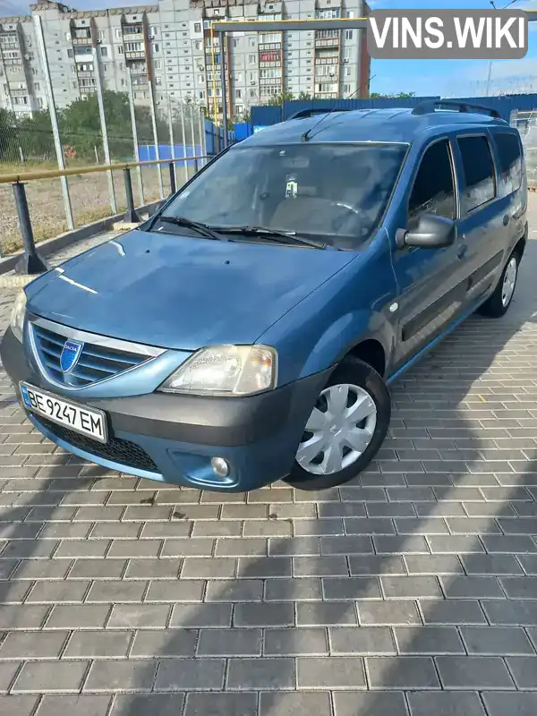 Універсал Dacia Logan 2008 1.6 л. Ручна / Механіка обл. Миколаївська, Первомайськ - Фото 1/14