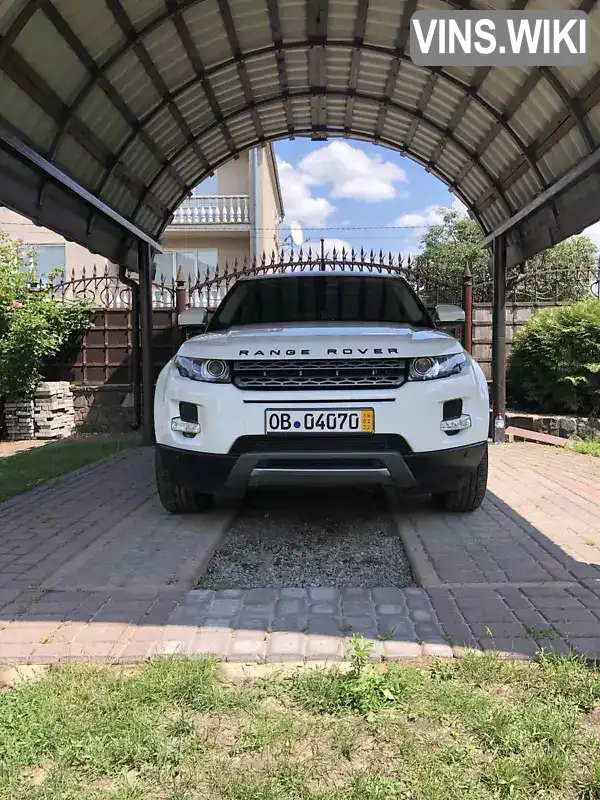 Позашляховик / Кросовер Land Rover Range Rover Evoque 2012 2.2 л. Ручна / Механіка обл. Рівненська, Радивилів - Фото 1/11