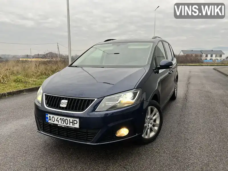 Мінівен SEAT Alhambra 2011 2 л. Ручна / Механіка обл. Закарпатська, Хуст - Фото 1/21