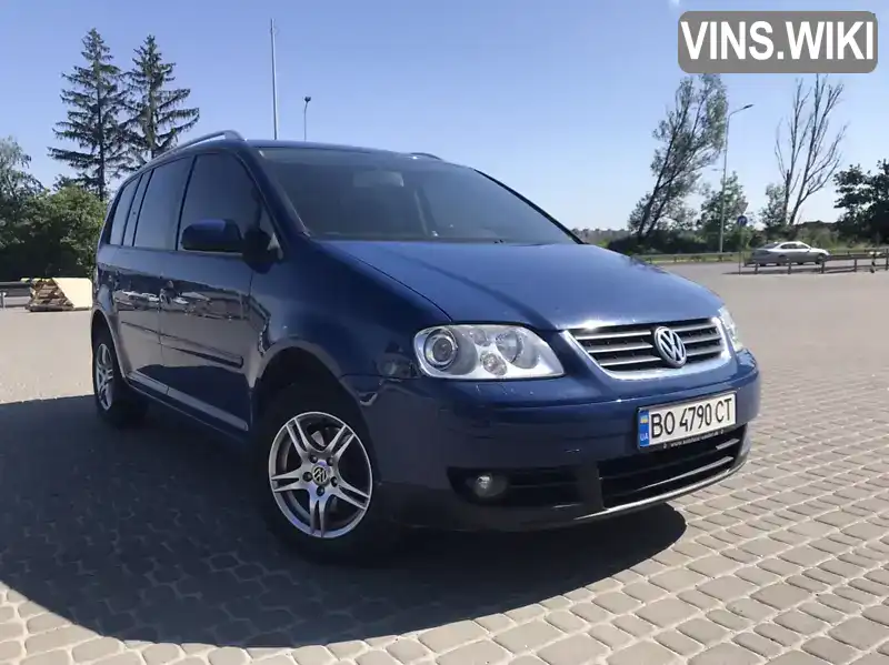 Мінівен Volkswagen Touran 2005 1.6 л. Автомат обл. Тернопільська, Тернопіль - Фото 1/21