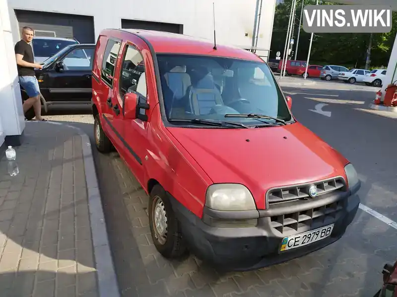 Мінівен Fiat Doblo 2005 1.3 л. Ручна / Механіка обл. Чернівецька, Чернівці - Фото 1/19