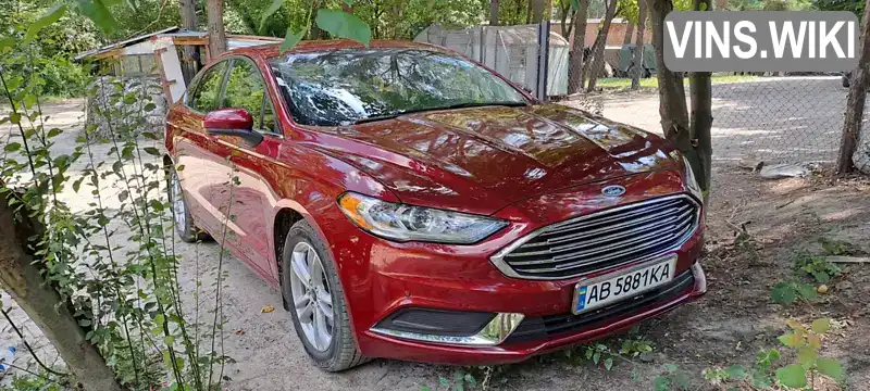 Седан Ford Fusion 2018 2.5 л. Автомат обл. Вінницька, Вінниця - Фото 1/21