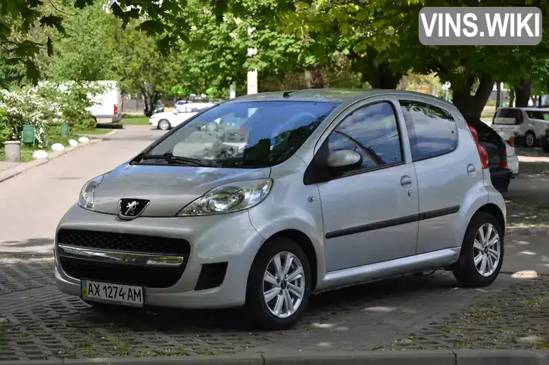 Хетчбек Peugeot 107 2010 1 л. Ручна / Механіка обл. Харківська, Харків - Фото 1/20