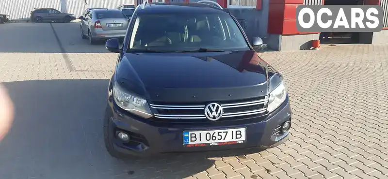 Позашляховик / Кросовер Volkswagen Tiguan 2014 2 л. Автомат обл. Полтавська, Лубни - Фото 1/12