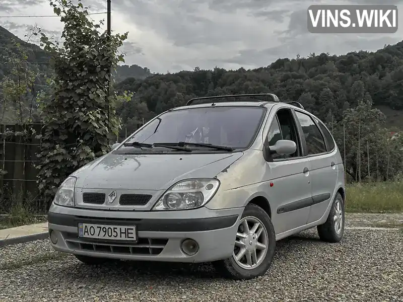 Минивэн Renault Scenic 2001 1.9 л. Ручная / Механика обл. Закарпатская, Тячев - Фото 1/12