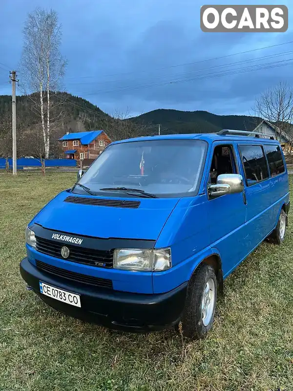 Мінівен Volkswagen Transporter 2001 2.5 л. Ручна / Механіка обл. Чернівецька, Путила - Фото 1/21