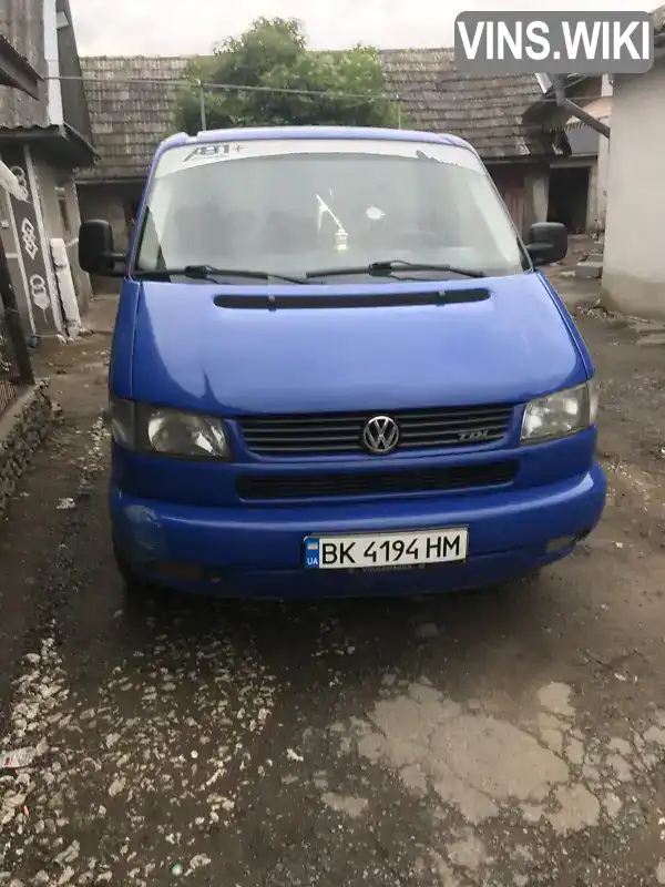 WV2ZZZ70ZXH066046 Volkswagen Transporter 1998 Мінівен 2.5 л. Фото 4