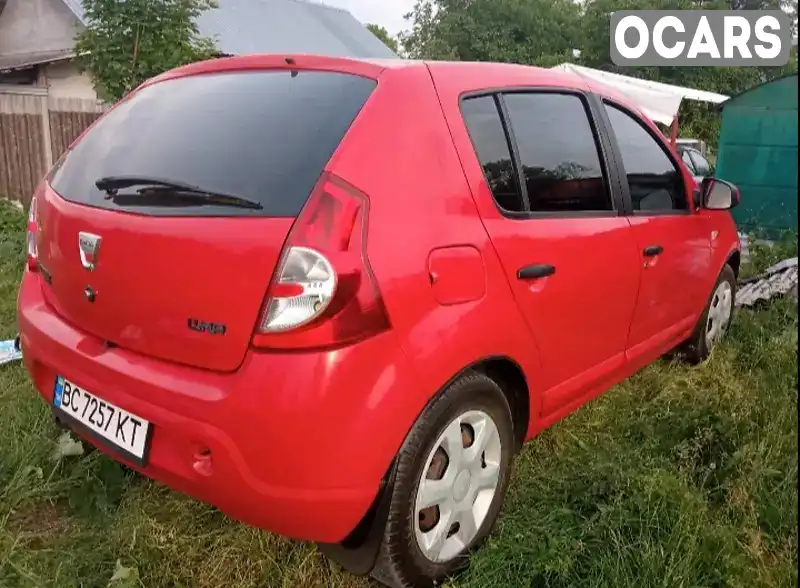 Седан Dacia Sandero 2009 1.4 л. Ручна / Механіка обл. Львівська, Лопатин - Фото 1/10