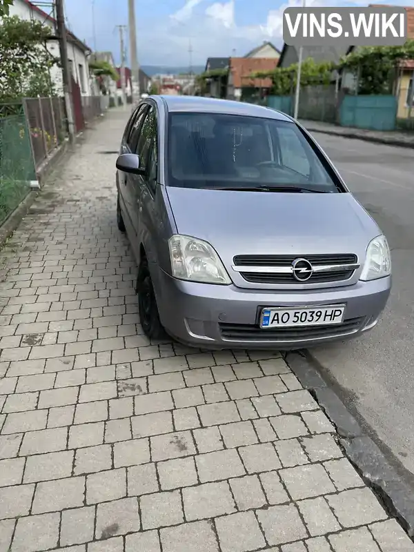 Мікровен Opel Meriva 2005 1.4 л. Ручна / Механіка обл. Закарпатська, Хуст - Фото 1/6