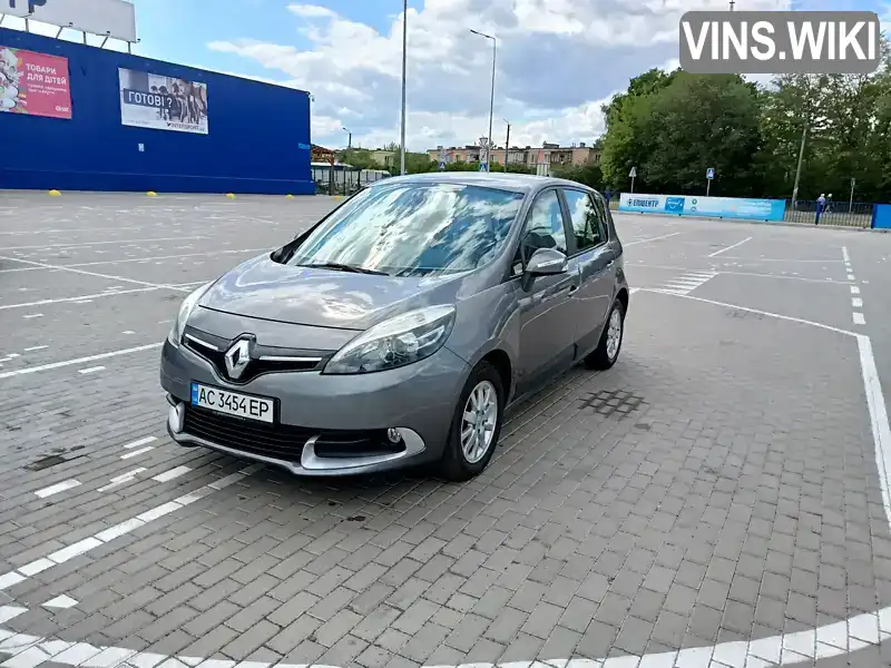 Мінівен Renault Megane Scenic 2012 1.46 л. Ручна / Механіка обл. Волинська, Ковель - Фото 1/21