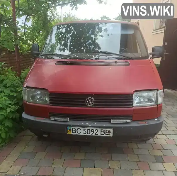 Мінівен Volkswagen Caravelle 1993 1.9 л. Ручна / Механіка обл. Івано-Франківська, Коломия - Фото 1/7