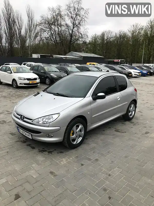 Хетчбек Peugeot 206 2003 1.6 л. Ручна / Механіка обл. Полтавська, Кременчук - Фото 1/14