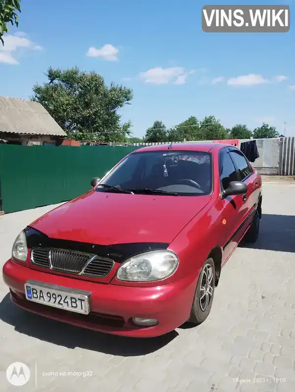 Седан Daewoo Lanos 2008 1.5 л. Ручна / Механіка обл. Кіровоградська, Знам'янка - Фото 1/14