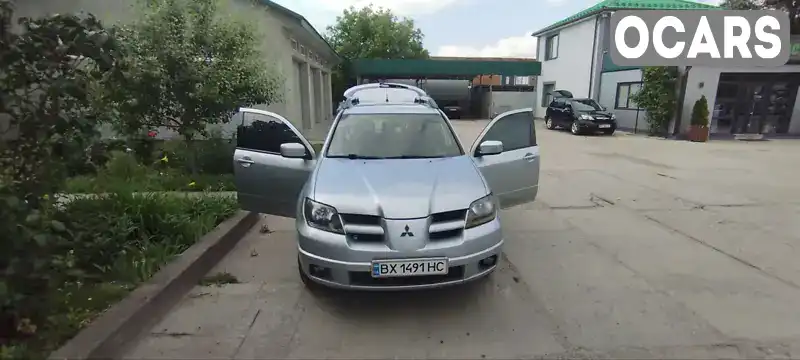 Позашляховик / Кросовер Mitsubishi Outlander 2004 2.4 л. Автомат обл. Хмельницька, Теофіполь - Фото 1/21