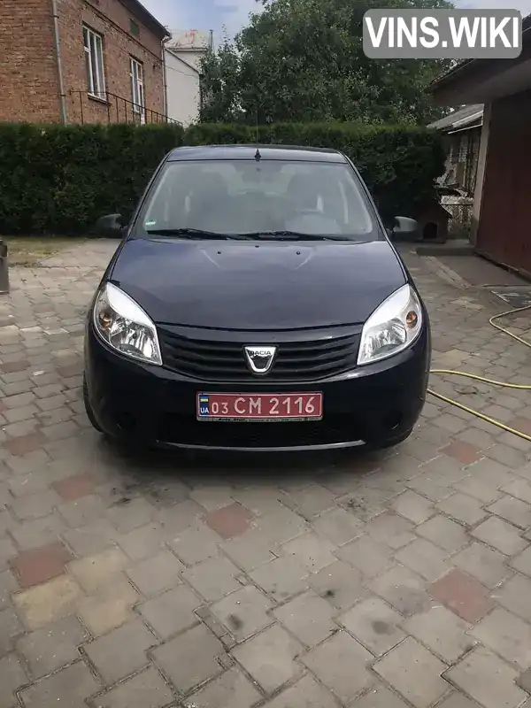 Хэтчбек Dacia Sandero 2012 1.2 л. Ручная / Механика обл. Львовская, Городок - Фото 1/7