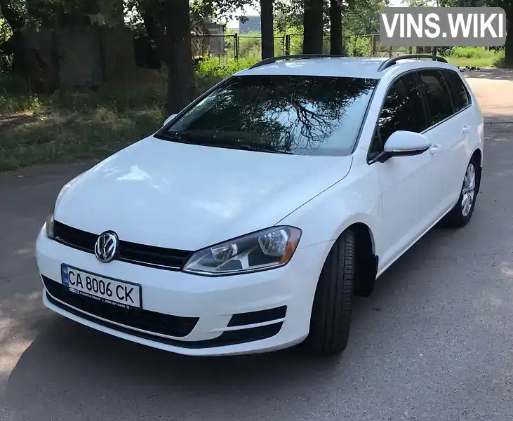 Универсал Volkswagen Golf 2015 2 л. Робот обл. Черкасская, Черкассы - Фото 1/12