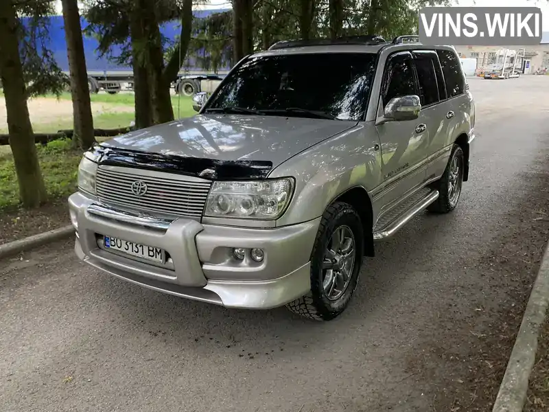 Позашляховик / Кросовер Toyota Land Cruiser 2002 4.7 л. Автомат обл. Тернопільська, Збараж - Фото 1/21