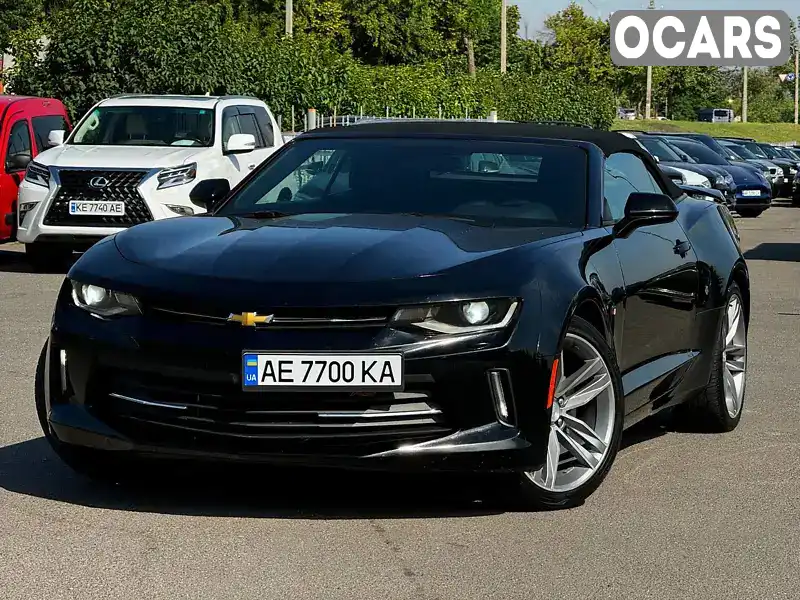 Кабріолет Chevrolet Camaro 2017 3.6 л. Автомат обл. Дніпропетровська, Кривий Ріг - Фото 1/21