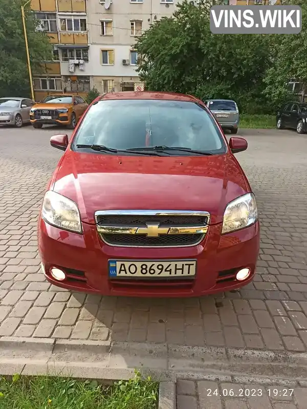 Седан Chevrolet Aveo 2009 1.5 л. Ручная / Механика обл. Закарпатская, Ужгород - Фото 1/8