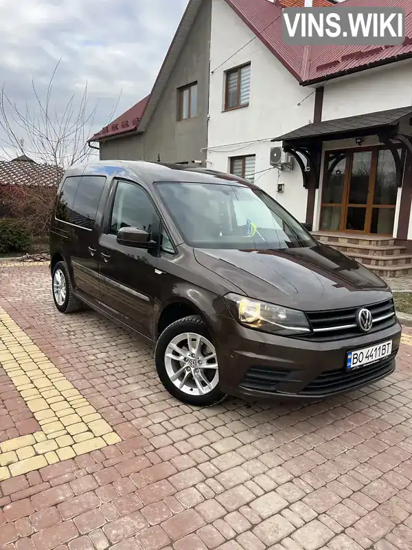 Мінівен Volkswagen Caddy 2017 2 л. Робот обл. Тернопільська, Чортків - Фото 1/21