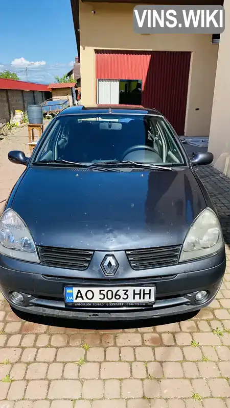 Седан Renault Thalia 2004 null_content л. Ручна / Механіка обл. Закарпатська, Хуст - Фото 1/21