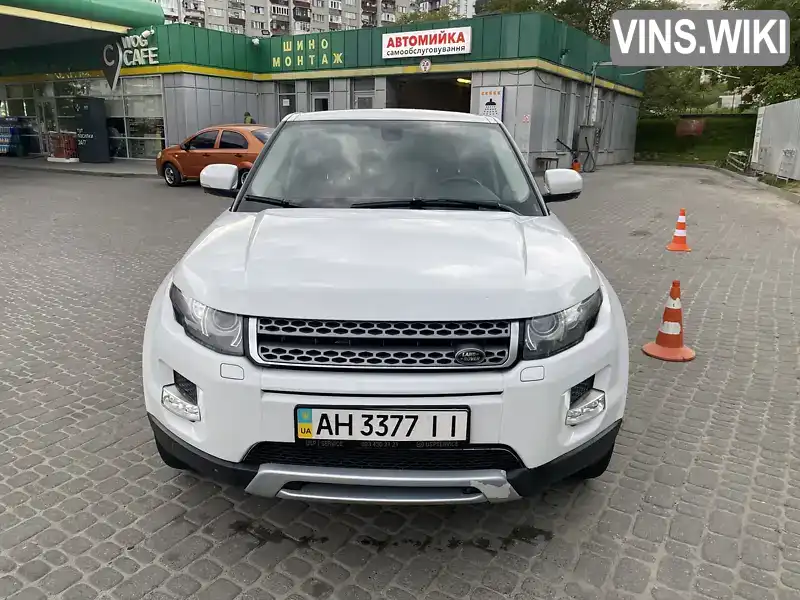 Внедорожник / Кроссовер Land Rover Range Rover Evoque 2012 2 л. Автомат обл. Киевская, Киев - Фото 1/14