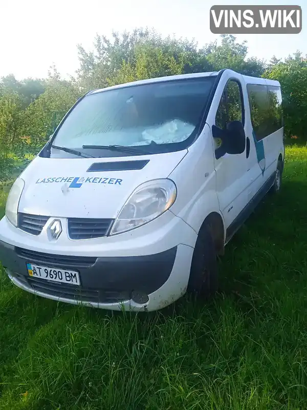 Мінівен Renault Trafic 2008 2 л. Ручна / Механіка обл. Івано-Франківська, Косів - Фото 1/6