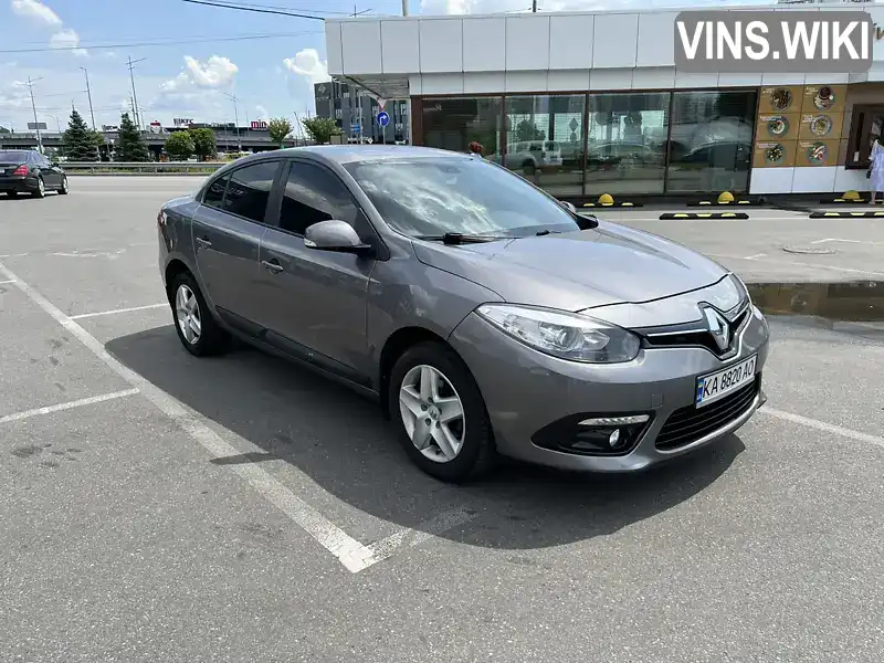 Седан Renault Fluence 2015 1.6 л. Варіатор обл. Київська, Київ - Фото 1/13