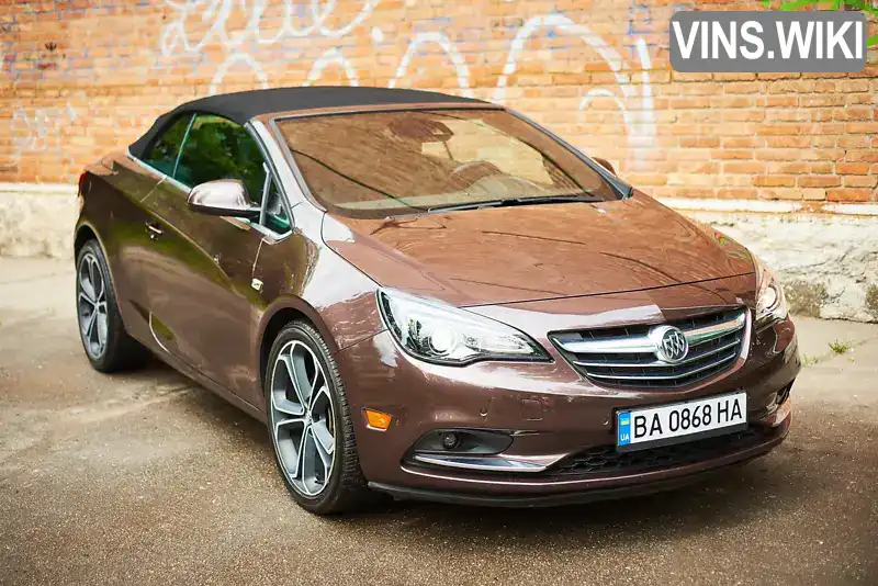 W04WT3N50GG114468 Buick Cascada 2016 Кабриолет 1.6 л. Фото 2