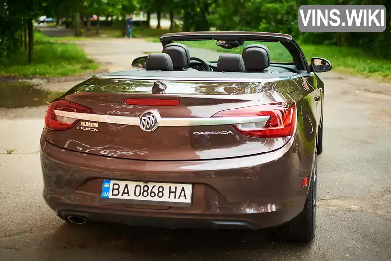 W04WT3N50GG114468 Buick Cascada 2016 Кабриолет 1.6 л. Фото 6