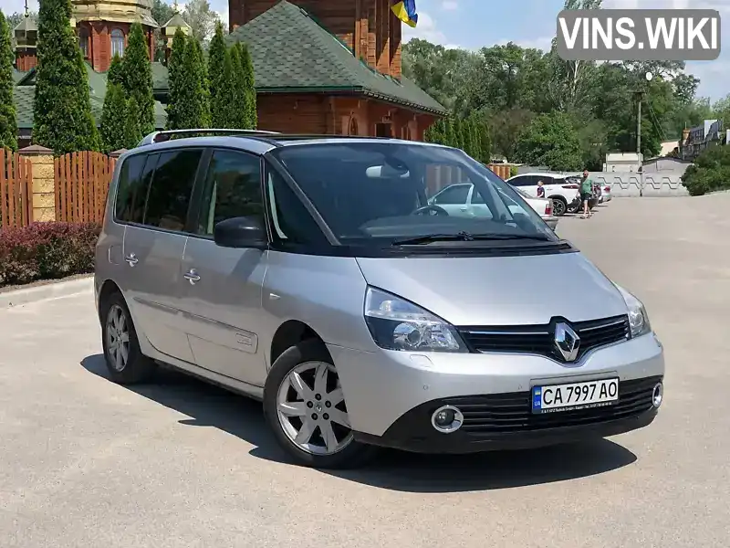 Мінівен Renault Espace 2013 2 л. Ручна / Механіка обл. Дніпропетровська, Дніпро (Дніпропетровськ) - Фото 1/21