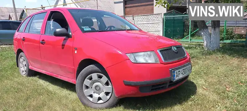 Универсал Skoda Fabia 2004 1.4 л. Ручная / Механика обл. Запорожская, Вильнянск - Фото 1/21