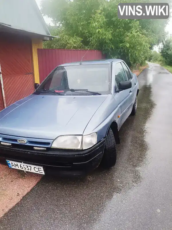 Седан Ford Orion 1990 1.6 л. Ручна / Механіка обл. Житомирська, Овруч - Фото 1/3