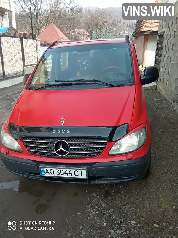 Мінівен Mercedes-Benz Vito 2006 2.1 л. обл. Закарпатська, Рахів - Фото 1/6