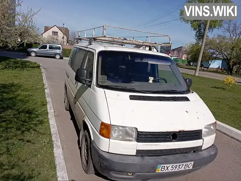 Мінівен Volkswagen Transporter 1995 1.9 л. Ручна / Механіка обл. Хмельницька, Славута - Фото 1/21