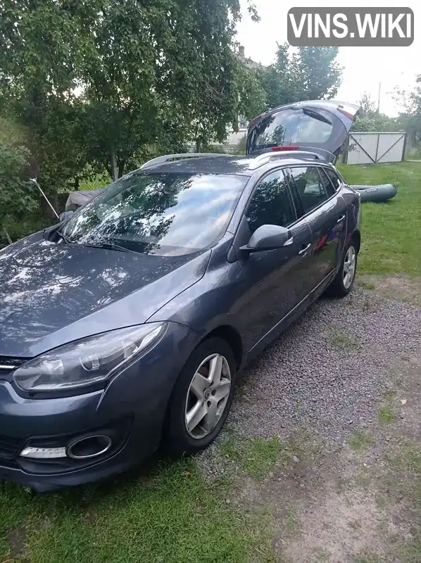 VF1KZ490J54464237 Renault Megane 2015 Универсал 1.46 л. Фото 2