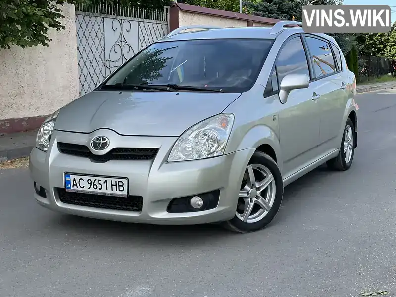 Минивэн Toyota Corolla Verso 2007 2.2 л. Ручная / Механика обл. Волынская, Ковель - Фото 1/21