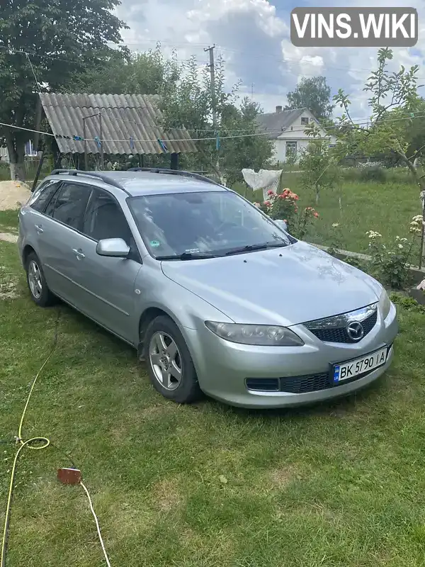 Універсал Mazda 6 2006 2 л. Ручна / Механіка обл. Рівненська, Вараш (Кузнецовськ) - Фото 1/8