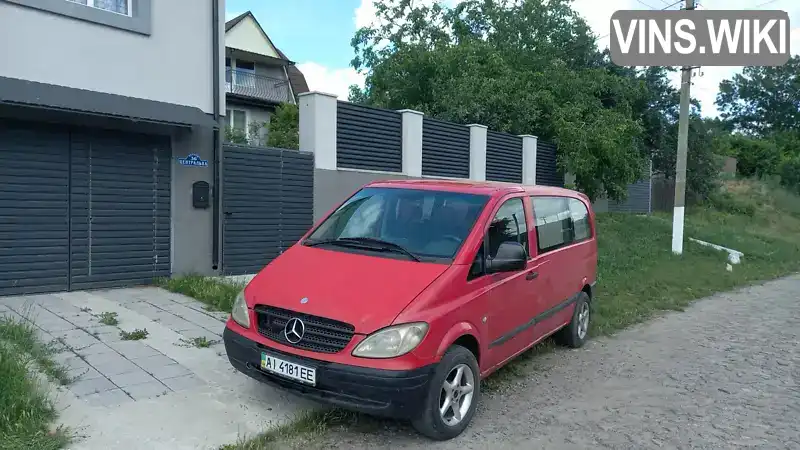 Мінівен Mercedes-Benz Vito 2003 2.1 л. Ручна / Механіка обл. Київська, Біла Церква - Фото 1/7