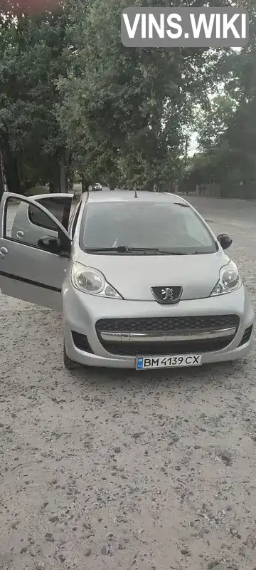 Хетчбек Peugeot 107 2009 1 л. Ручна / Механіка обл. Сумська, Суми - Фото 1/9