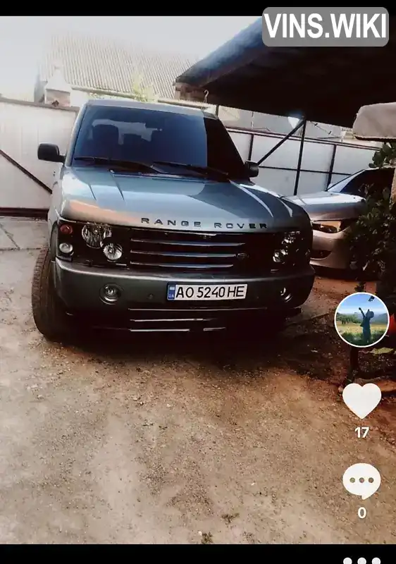 Позашляховик / Кросовер Land Rover Range Rover 2001 4.4 л. Автомат обл. Закарпатська, location.city.teresva - Фото 1/11