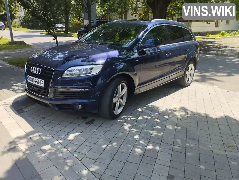 Позашляховик / Кросовер Audi Q7 2007 3 л. Типтронік обл. Закарпатська, Ужгород - Фото 1/8