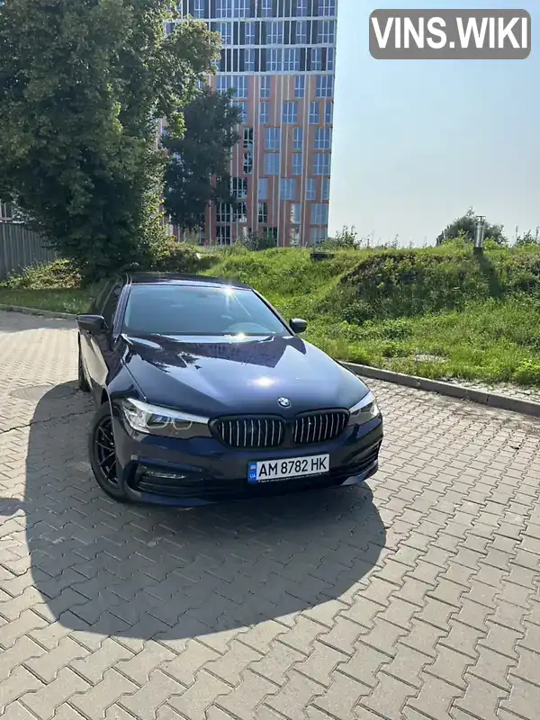 Седан BMW 5 Series 2016 2 л. Автомат обл. Київська, Вишневе - Фото 1/21