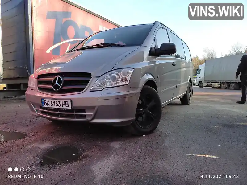 Минивэн Mercedes-Benz Vito 2012 2.14 л. Ручная / Механика обл. Ровенская, Рокитное - Фото 1/13