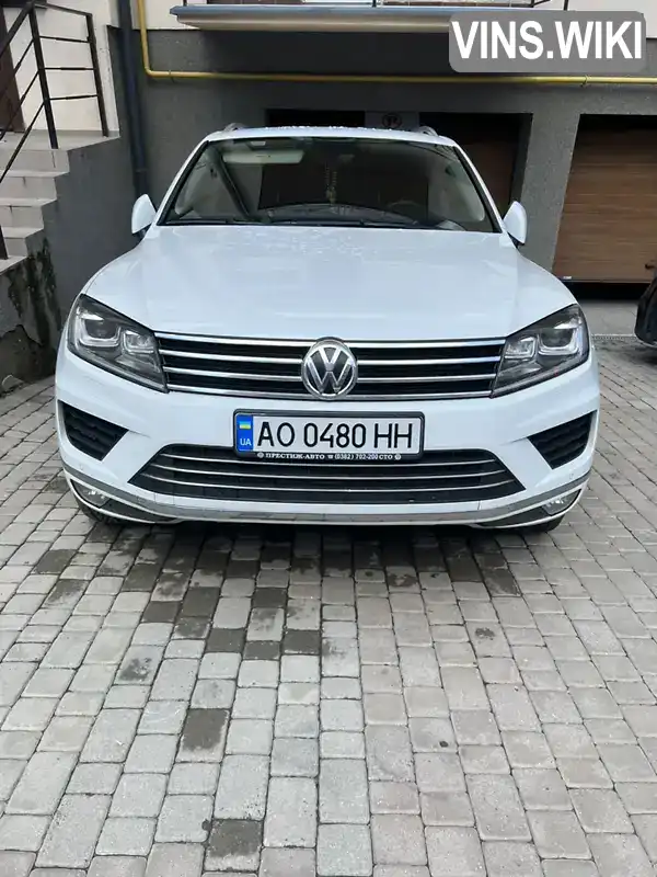 Позашляховик / Кросовер Volkswagen Touareg 2017 2.97 л. Автомат обл. Закарпатська, Ужгород - Фото 1/12