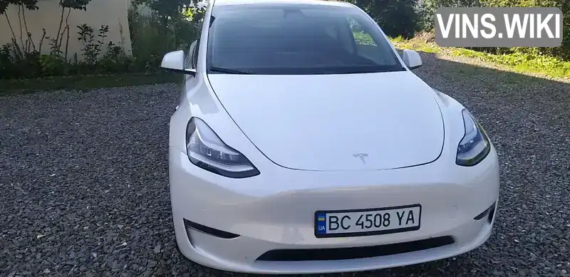 Позашляховик / Кросовер Tesla Model Y 2021 null_content л. Автомат обл. Львівська, Стрий - Фото 1/19