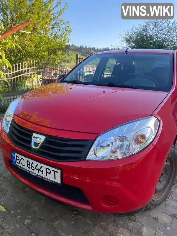 Хетчбек Dacia Sandero 2009 1.2 л. Ручна / Механіка обл. Львівська, Турка - Фото 1/8