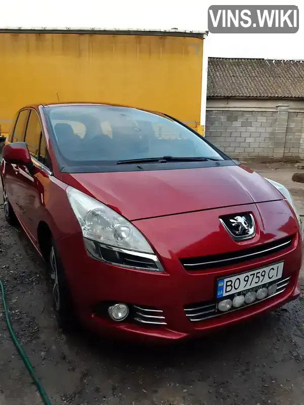 Мікровен Peugeot 5008 2010 1.6 л. Ручна / Механіка обл. Тернопільська, Теребовля - Фото 1/17