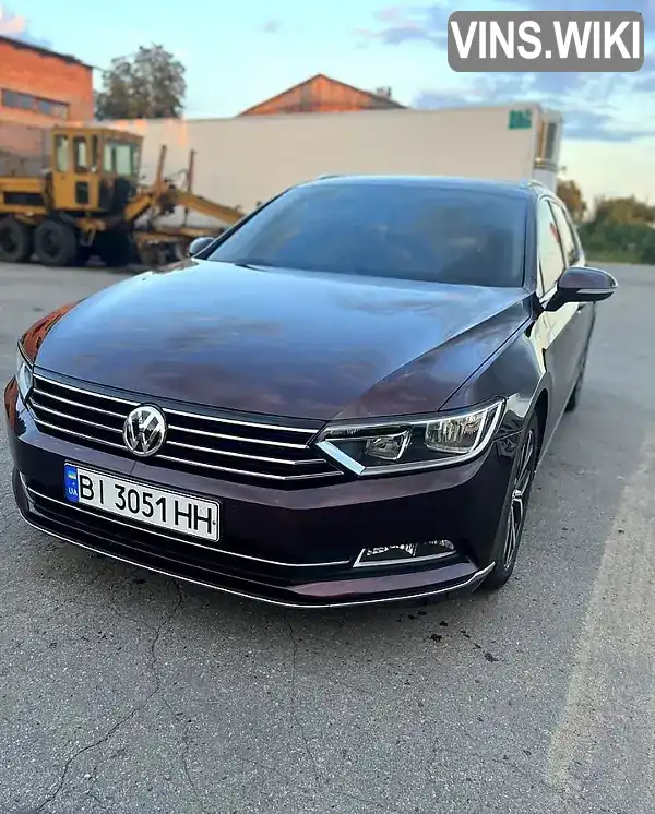 Універсал Volkswagen Passat 2017 2 л. Автомат обл. Полтавська, Глобине - Фото 1/10