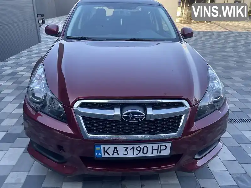 Седан Subaru Legacy 2012 2.5 л. Вариатор обл. Полтавская, Полтава - Фото 1/9